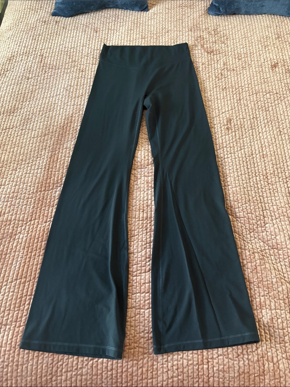 Black High-Waist Flared Leggings - Women